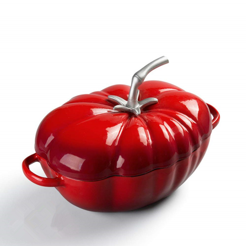 Cast Iron Corn - 토마토 에나멜 캐스트 다리미 더치오븐, 모든