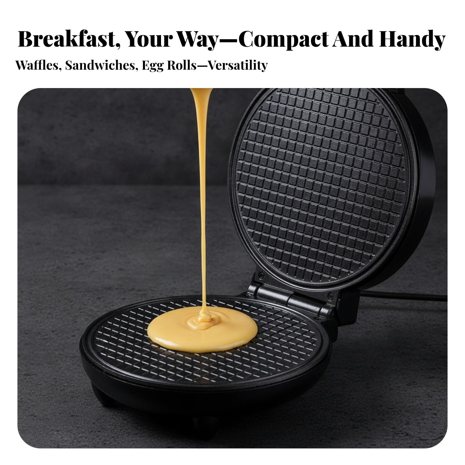 Waffle Cone Maker - 스테인리스 스틸 전기 콘 메이커, 온도