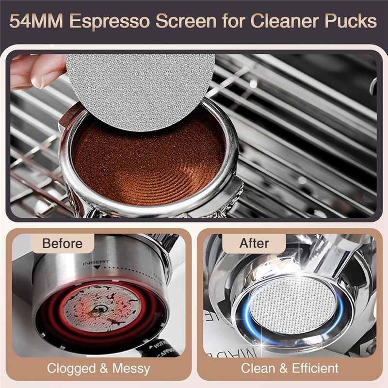 ABUN 54mm 바닥이 없는 포터필터, 커피 찌꺼기  - Breville Espresso Barista Express 리뷰 및 가격